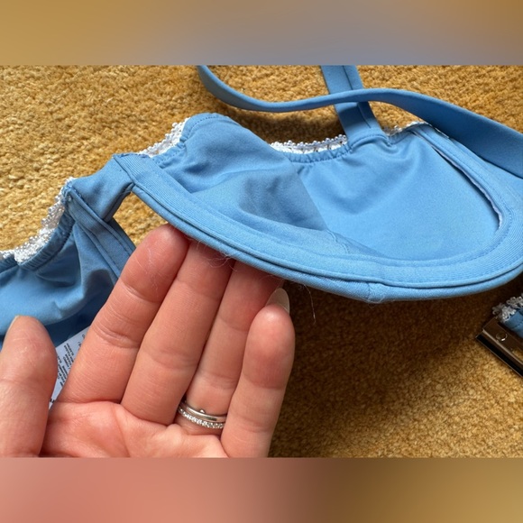 NWT Reformation Maldives Bikini Top Azure - Picture 12 of 14